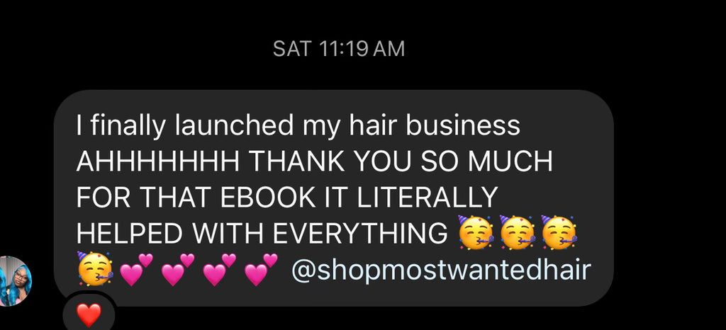 Hair Business Start Up Ebook