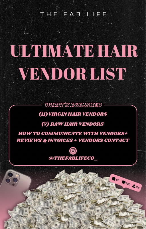 Ultimate Hair Vendor List