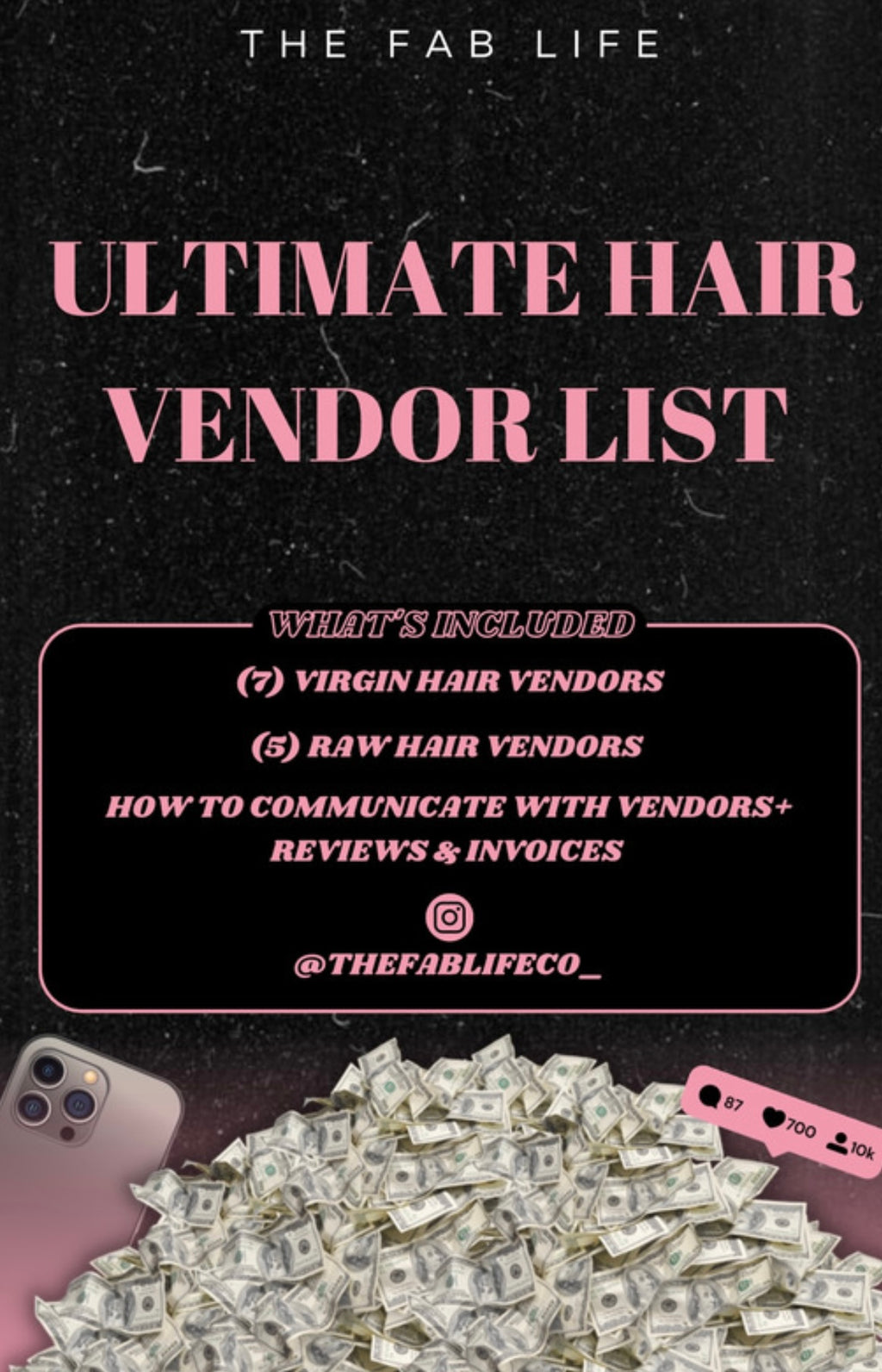 Ultimate Hair Vendor List